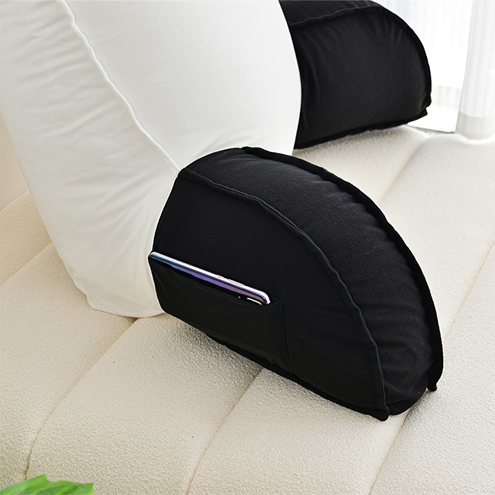 Soft Polyester Maternity Pillow Provides Neck and Waist Support - Ideal for Reading in Bed or on the Sofa