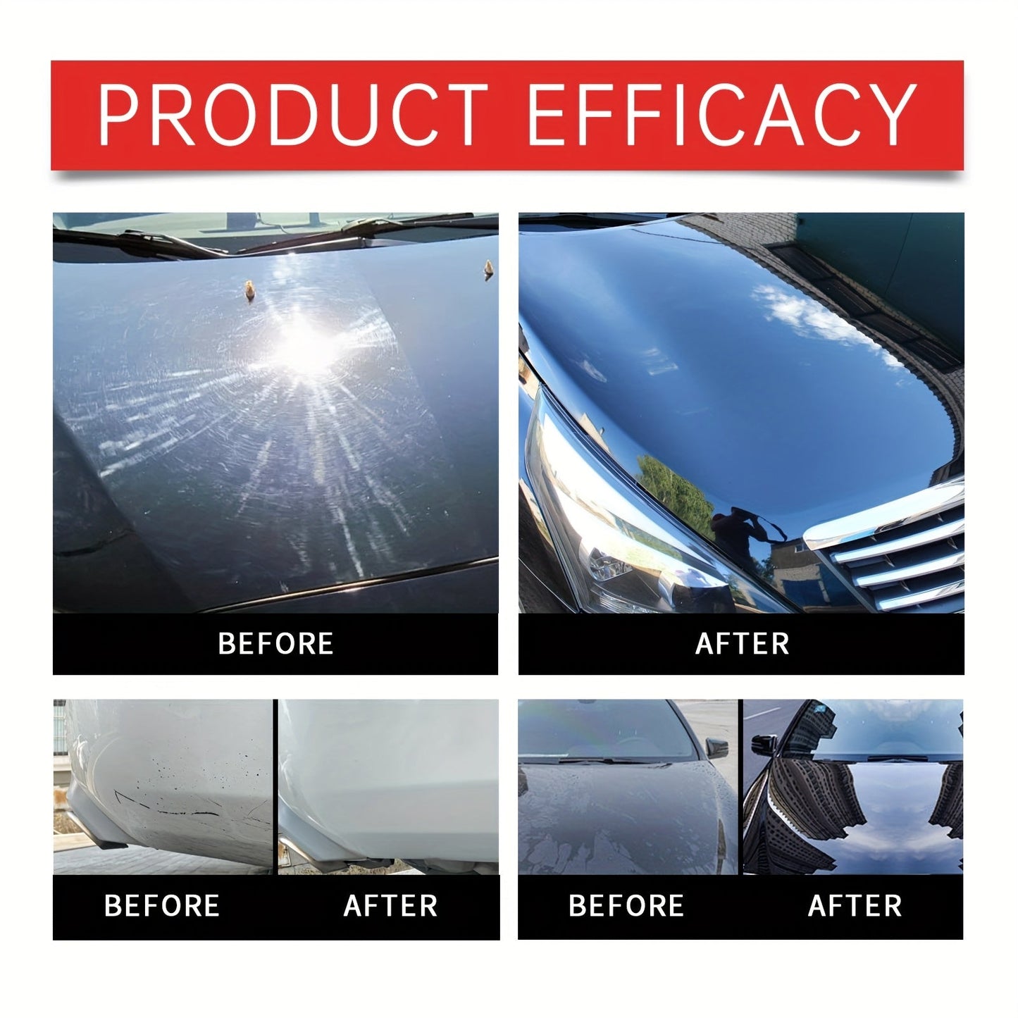 Protect your car with our Car Coating Protection Wax - a powerful formula that removes dust and dirt, prevents scratches, and provides a glossy finish. Perfect for all colors of car paint.