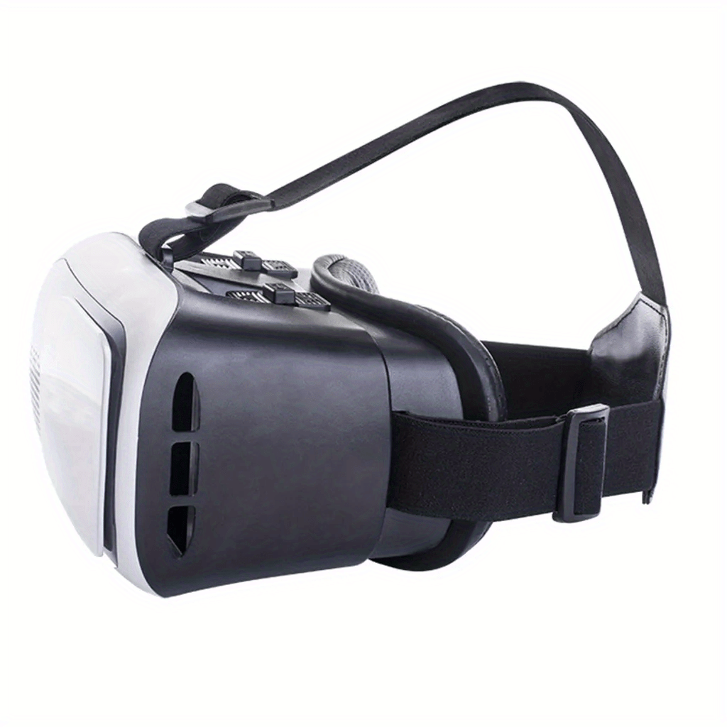 Advanced VR headset with proximity sensor for iPhone/Android smartphones, binoculars style and aux connection.