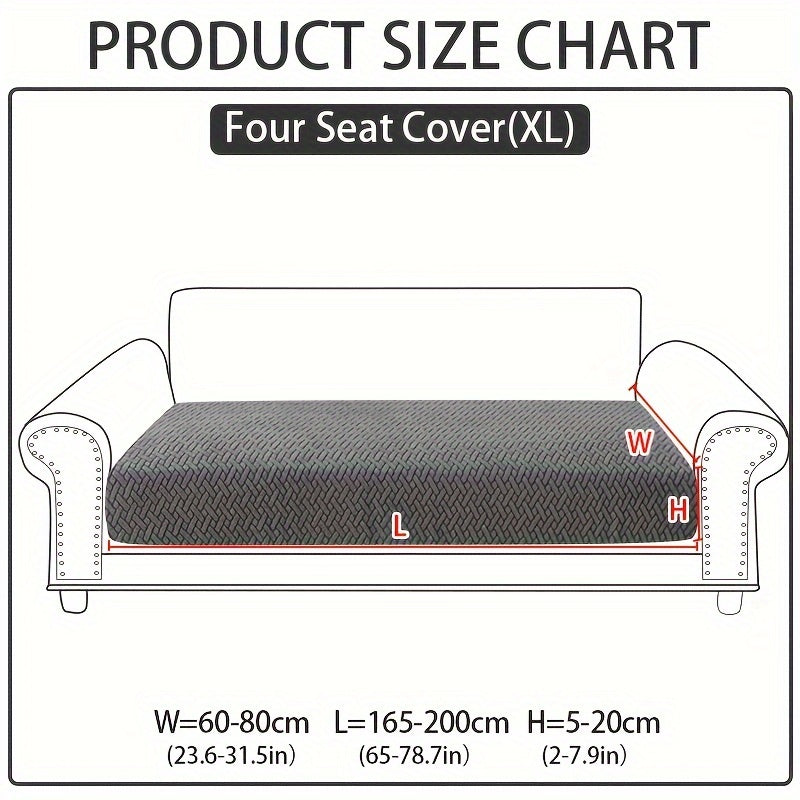 Pet-friendly sofa cover made of non-slip, stain-resistant polar fleece. Machine washable, suitable for all seasons.