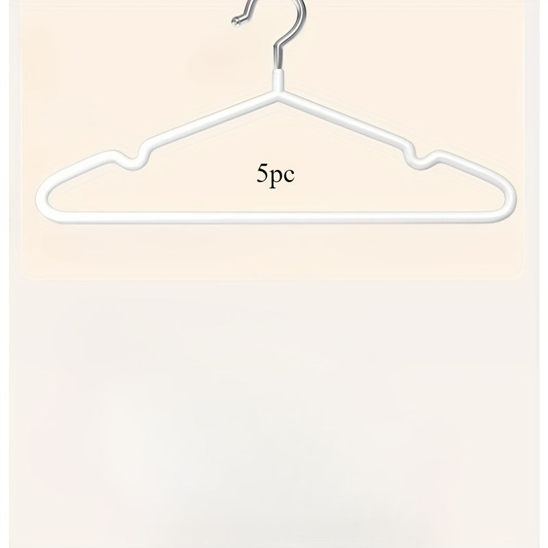 Durable Velvet Hangers in Pink & White - Non-Slip, Space-Saving Solution for Closet Organization and Retail Display