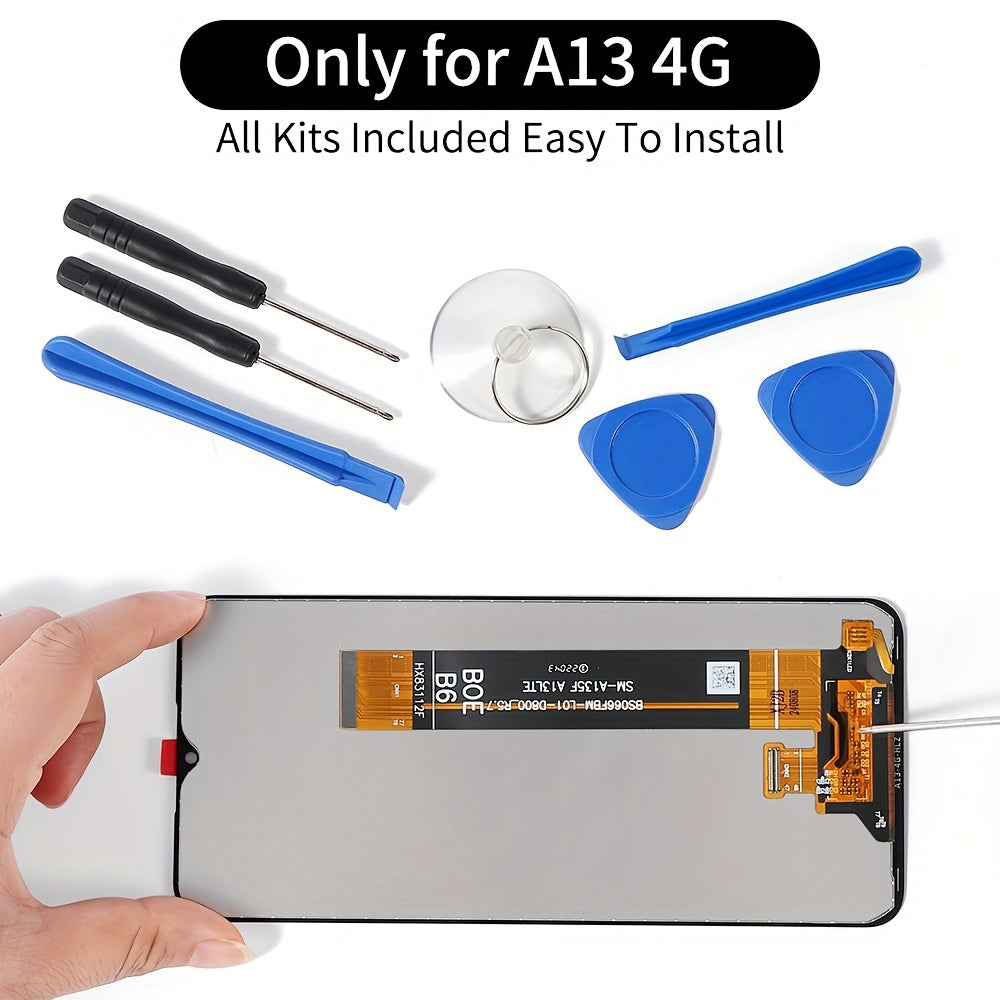 Screen component for Samsung A13/A135/A137 mobile phone.