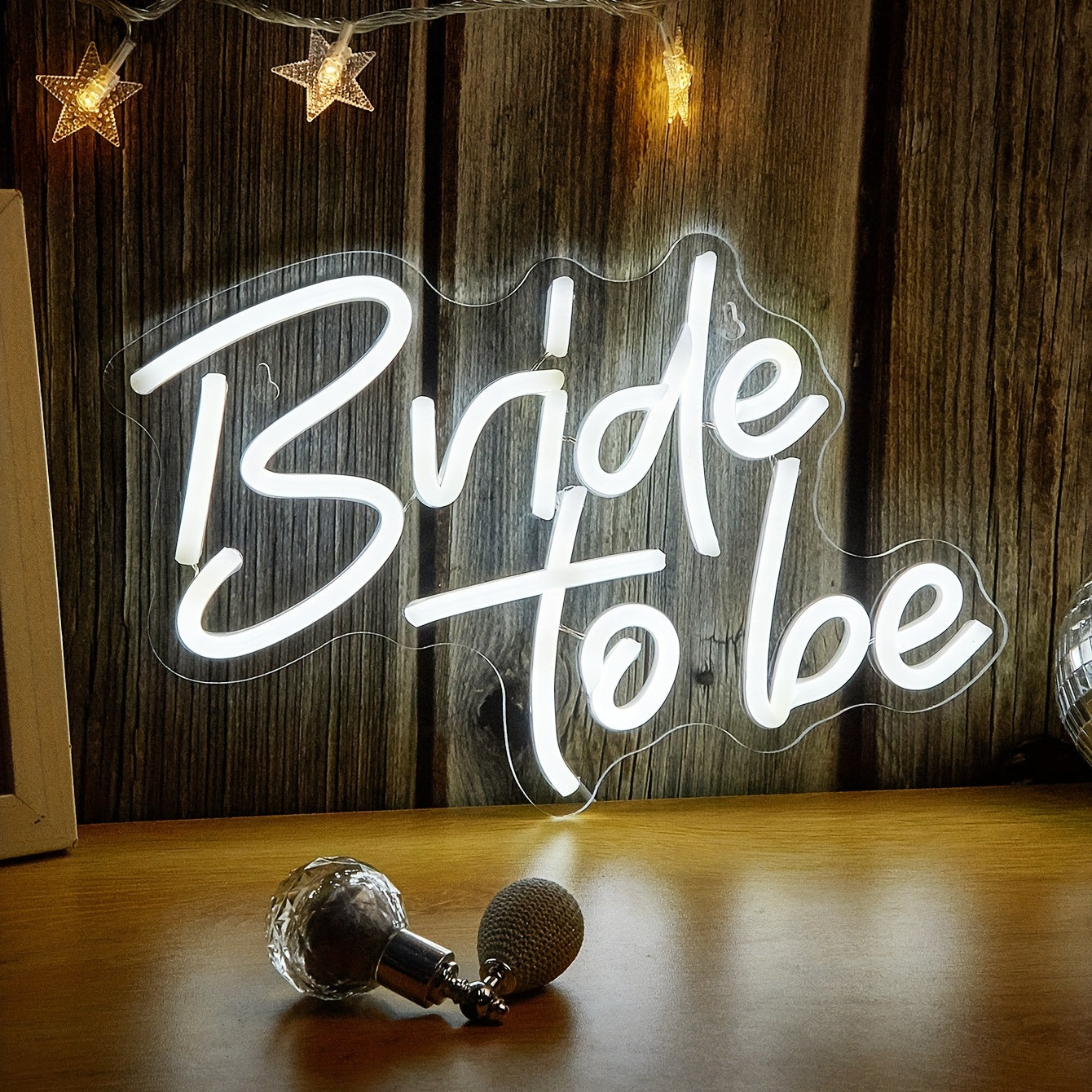 Bride To Be LED Neon Sign for wedding and party decor.