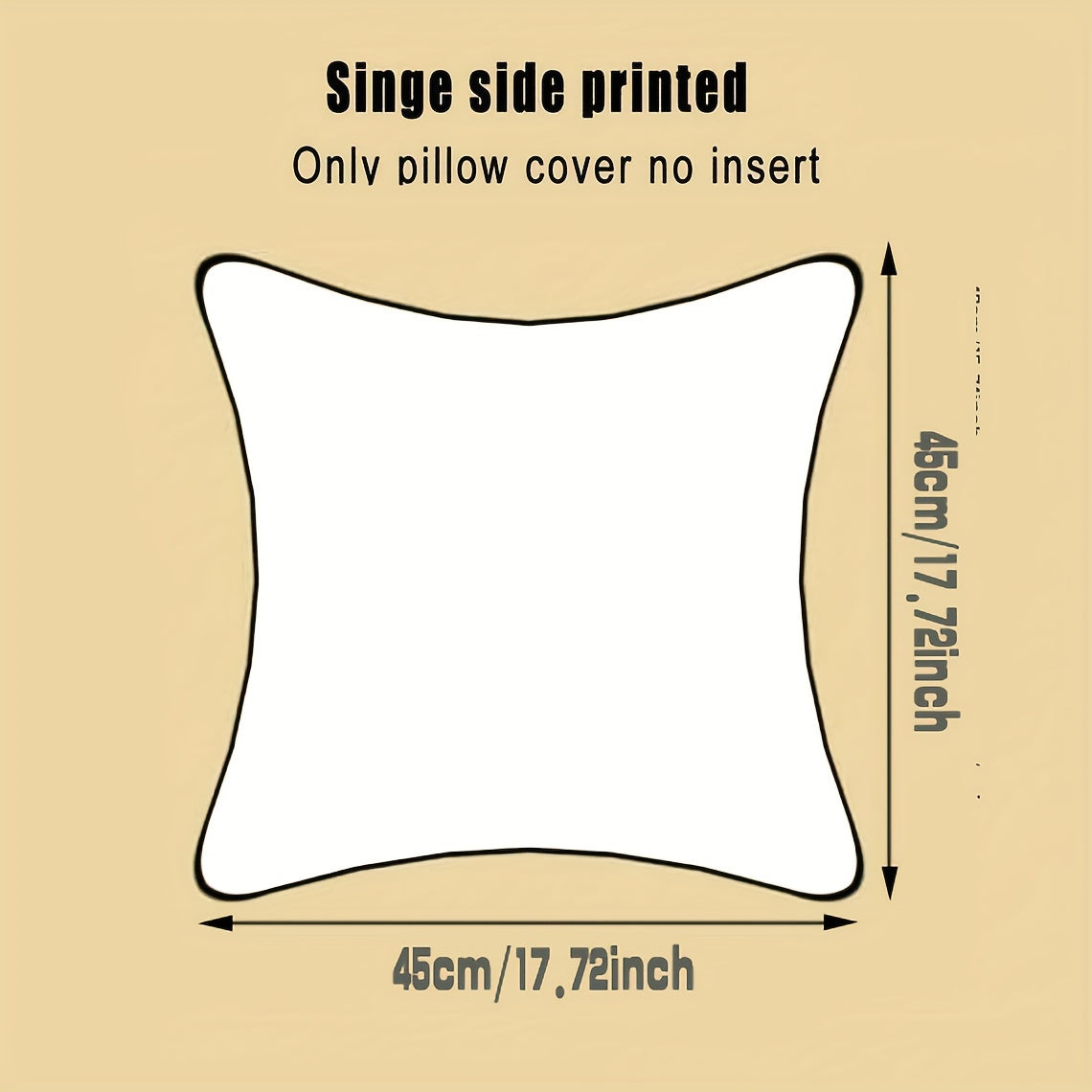 Personalized Photo Pillowcase - Single Custom Peach Skin Cushion Cover with Personalized Print - Perfect for Family, Pets, Special Events, Home & Party Decor - Made of Polyester, Woven Fabric