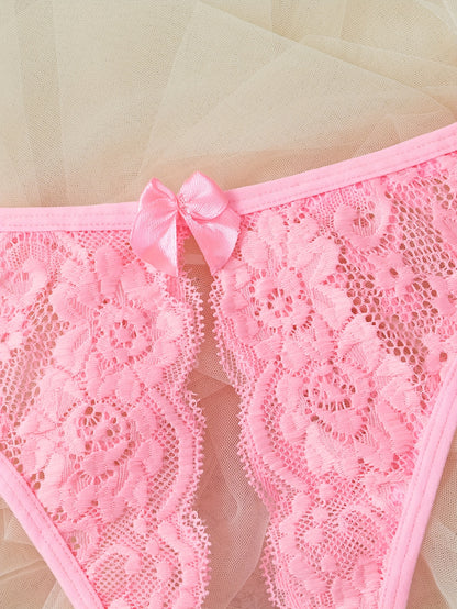 Sexy lingerie panties for women, including lace and open-crotch styles.