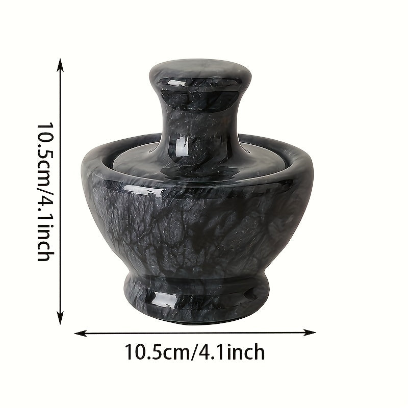 Premium Marble Mortar and Pestle Set for Easy Grinding of Spices, Garlic, Pepper, and Pills in the Kitchen