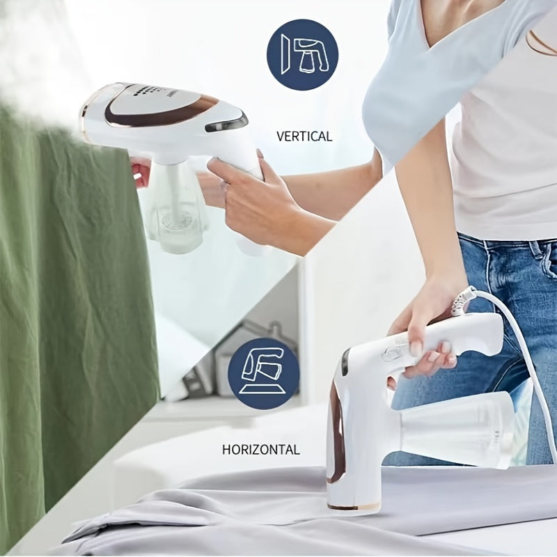 Portable Garment Steamer - 1pc, Handheld 2-in-1 Strong Wrinkle Remover for Home, Office, Travel, Household Use