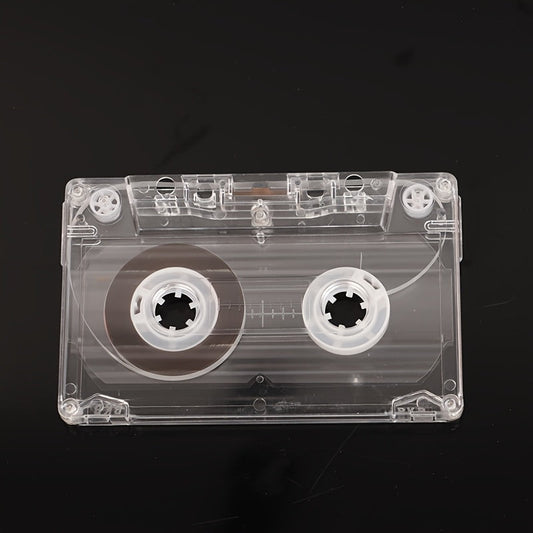 Retro Cassette Tape Player Set With 30-Minute Blank Magnetic Audio Tape - Plastic Material - No Assembly Needed - Non-Electric, Battery-Free - Ideal for Music Composition and Nostalgic Audio Gear - Durable Plastic Construction