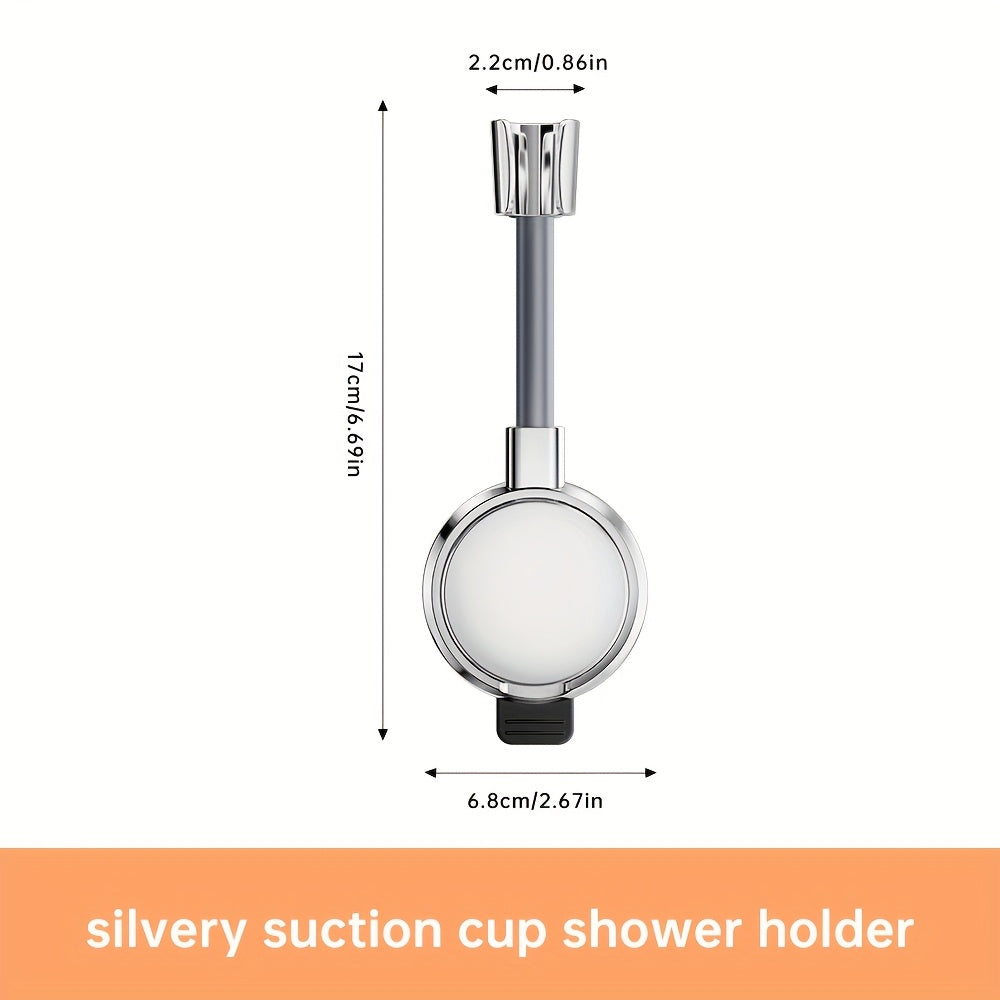 Musurjoy Bathroom Shower Head Holder - Adjustable wall-mounted base, no hole design. Ideal gift for New Year's or Valentine's Day.