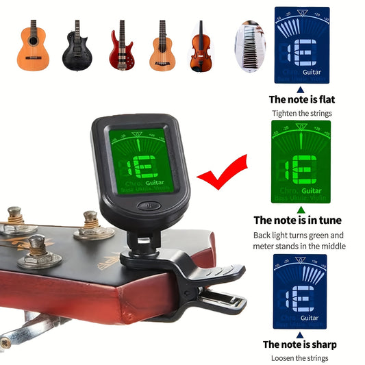 Multi-Instrument Tuner with Equal Temperaments