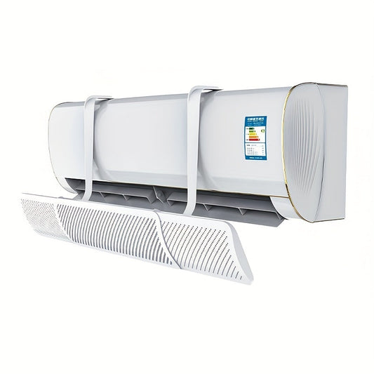 Keep your home cool and comfortable with this easily adjustable portable air conditioning deflector. The wall mount universal wind screen cover helps maintain a comfortable temperature in any room.