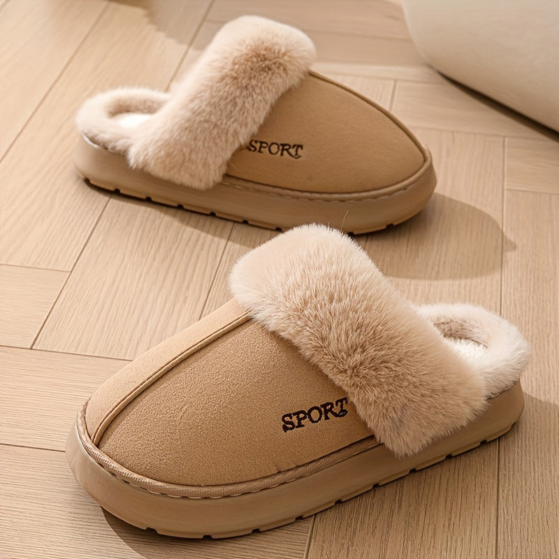 Women's Indoor Slippers with Soft Fabric Upper and EVA Sole, Comfortable for Home