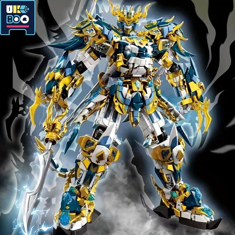 UKBOO 2186PCS Mech Series Armor Robot Building Kit, ABS Construction Set, Movie-Themed Collectible Model.