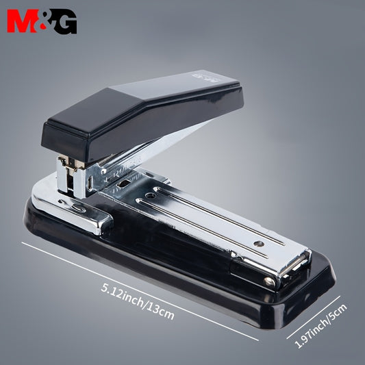 M&G Deluxe Rotating Desktop Stapler with 50-Sheet Capacity - Ideal for Home Office and Students - Multi-Functional, Easy to Use, and Durable.