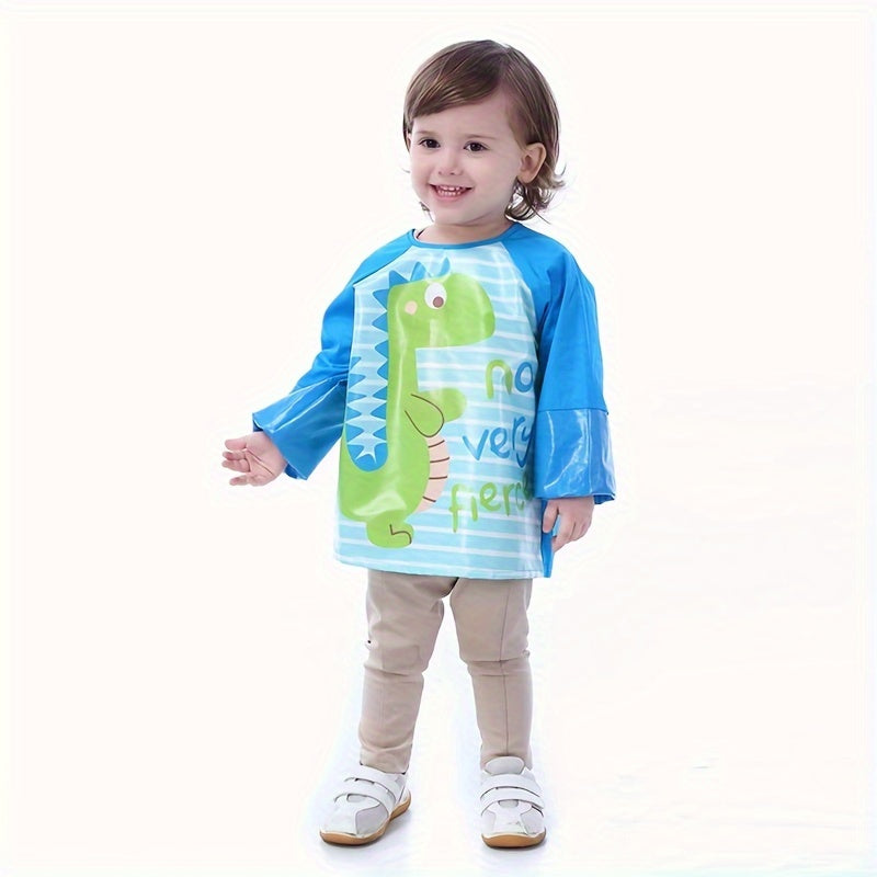 Artists and little ones alike will love the Waterproof Long-Sleeve Smock with Pockets - Perfect for keeping clean during messy activities.