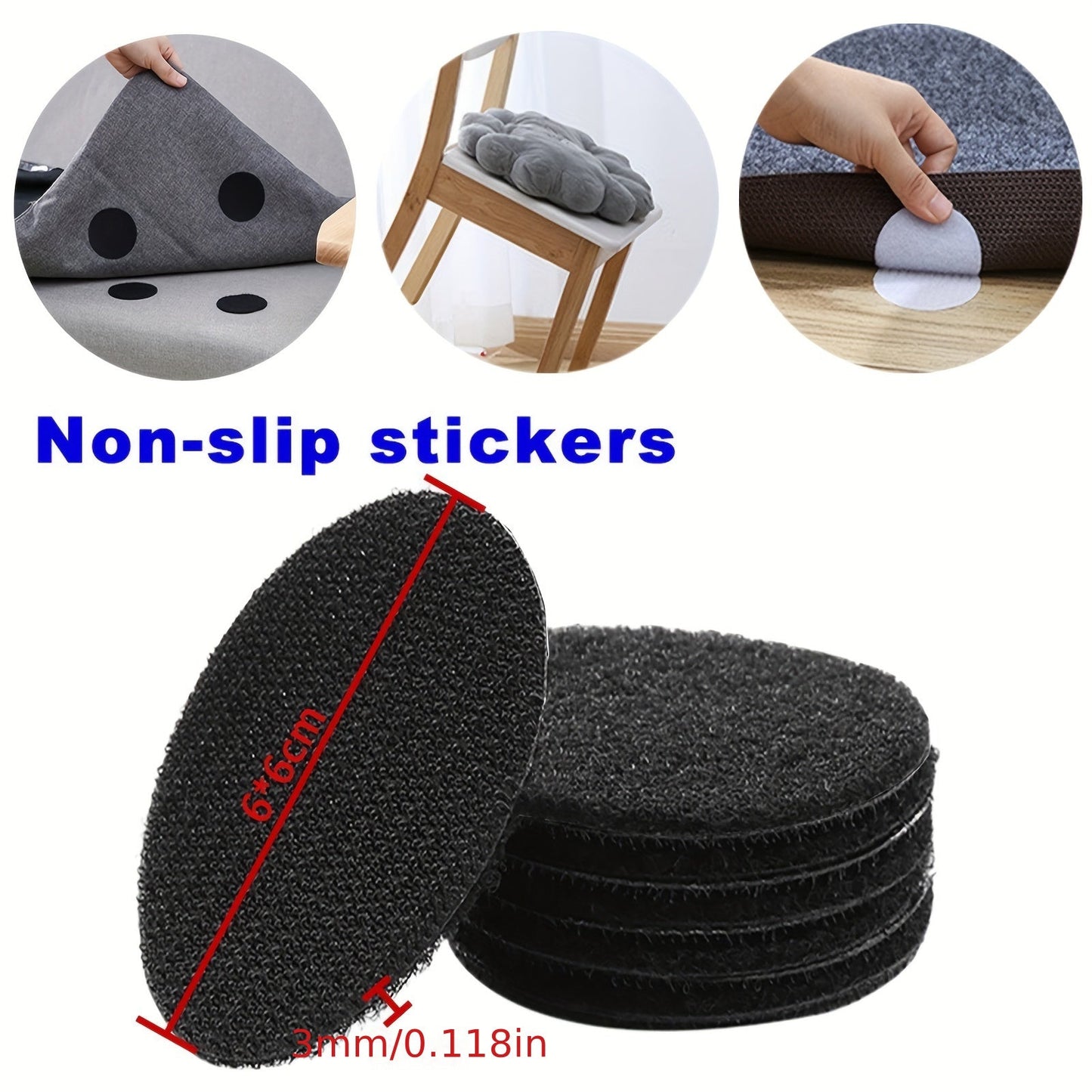 5 or 10 Sets of Fixed Stickers for Sofas, Tablecloths, Carpets, and Traceless Adhesive