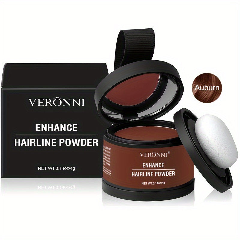 Hairline Shadow Powder with plant squalane instantly conceals hairline and roots, stain-proof and waterproof for a natural look.