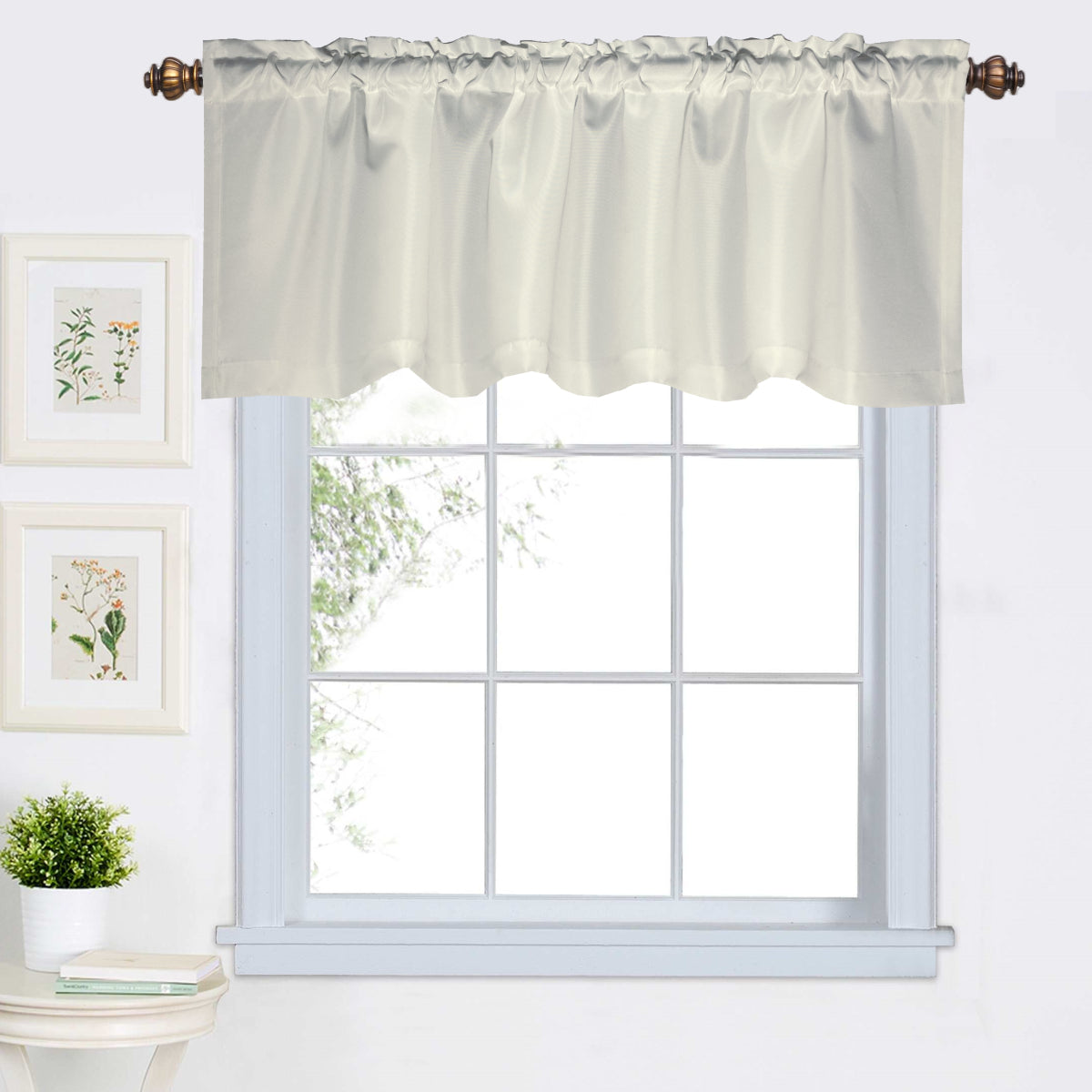 Single Coffee Half Curtain Door Curtain made of Plain Nylon