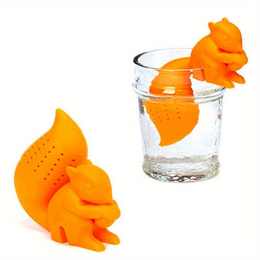 This set includes one silicone squirrel tea infuser, a charming animal tea strainer that can be used repeatedly. It is perfect for various holidays such as Christmas, Halloween, Easter, Hanukkah, and Thanksgiving.