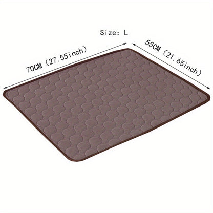 Breathable polyester pet bed for small to medium breeds, ideal for keeping dogs cool in summer.