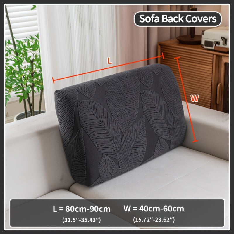 Waterproof elastic sofa cover suitable for all seasons, featuring a modern non-slip design for living room or office decor.