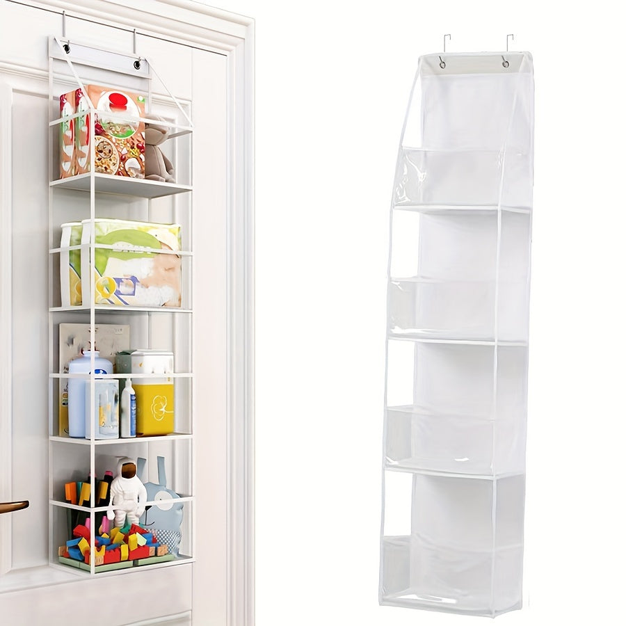 Multi-functional Over-the-Door Storage Organizer for Snacks, Beauty Products & Small Items - Great for Bedroom, Closet & Toy Storage