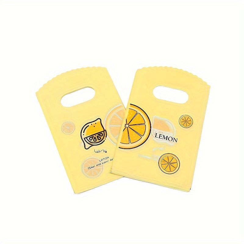 50pcs Cute Cartoon Jewelry Gift Bags - Strong Plastic, Perfect for Rings & Earrings