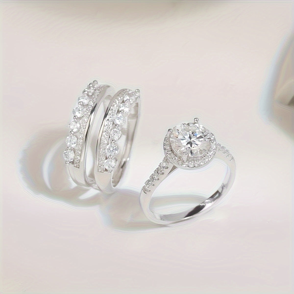 Stunning 2ct Moissanite Promise Ring in 925 Sterling Silver - A Symbol of Elegance and Grace. This High-Quality Engagement or Wedding Ring Comes with a Certificate and Gift Box for added luxury.