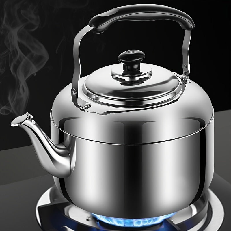 1 piece of Stovetop Tea Kettles, 4L Stainless Steel Kettle suitable for Electromagnetic and Gas Stoves. Perfect for home or commercial use, this large-capacity water kettle is ideal for making teas and other beverages year-round. Get yourself equipped