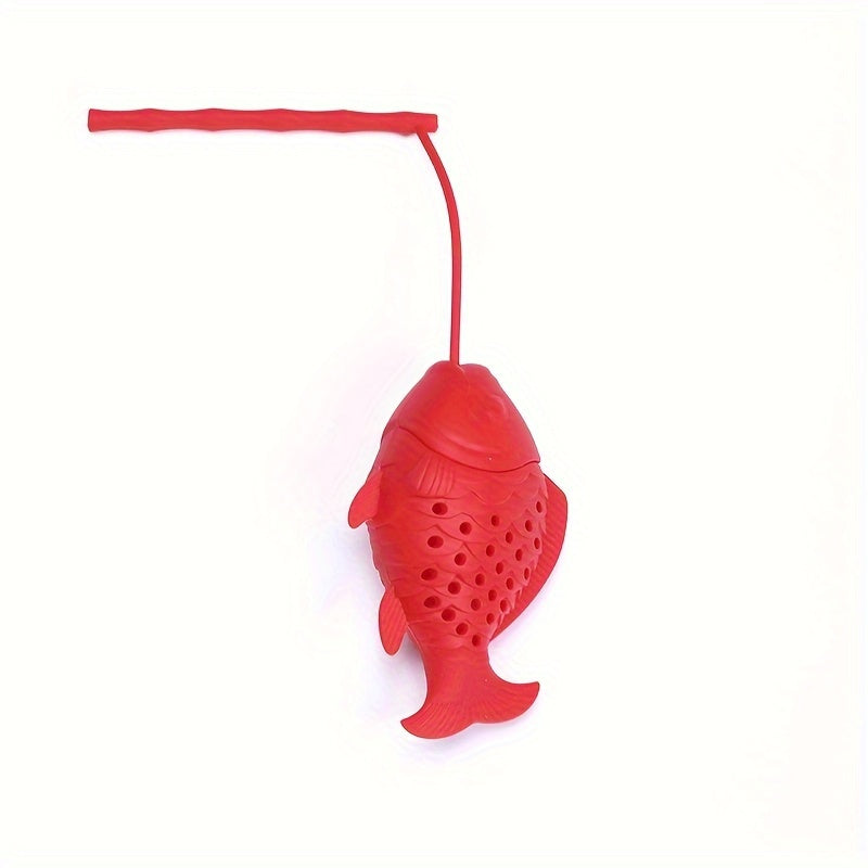 Silicone Cute Little Fish Tea Strainer: A Hygienic and Convenient Home Tea Brewing Tool