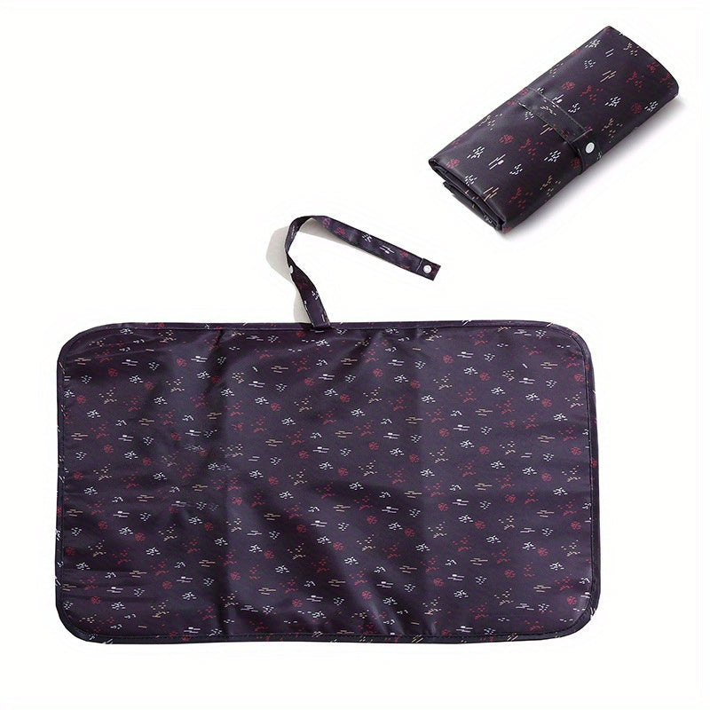 Lightweight and waterproof, this foldable diaper changing pad is perfect for traveling with your little one. Stay prepared for on-the-go diaper changes with this portable and compact changing mat.