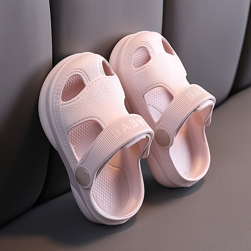 Kids' Summer Slip-On Sandals - Breathable EVA Material, Non-Slip Sole, Ideal for Indoor/Outdoor Wear.