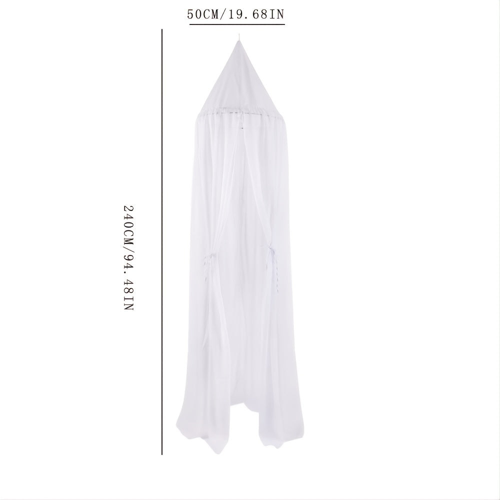 Transform your child's bed with the Baby Chiffon Ceiling Mosquito Net, a light and breathable canopy that adds a decorative touch to their room. Perfect for creating a cozy and fun hideaway, this bed mantle mosquito net makes a great Christmas or