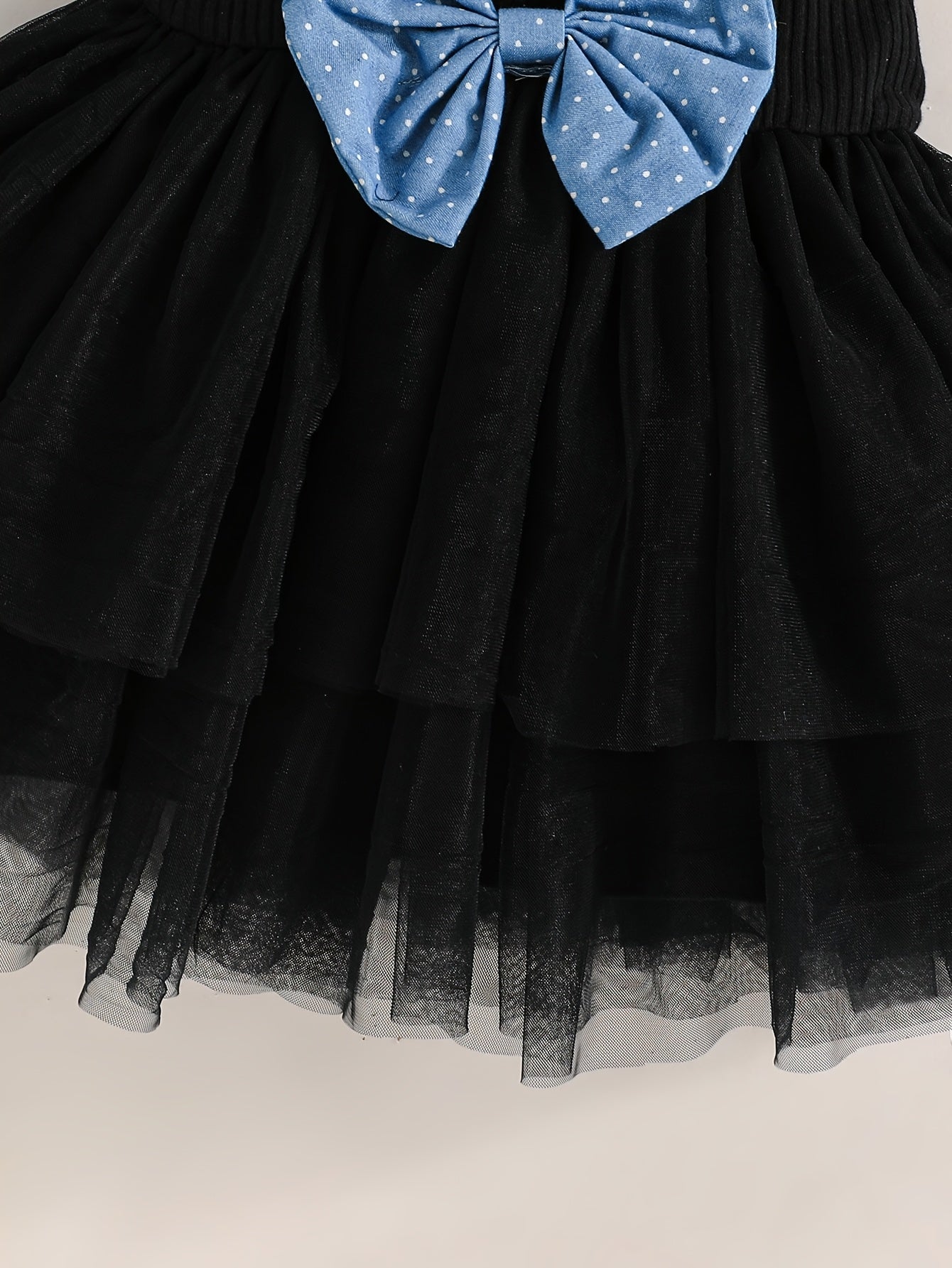 Spring/Summer baby girl tutu dress set includes butterfly print cardigan. Made of casual polyester mesh tulle skirt with bow detail and slight stretch blend top. Woven regular fit outfit