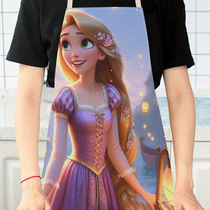 Disney has released a chic waterproof apron adorned with a charming cartoon design of Princess Elsa. This apron is not only beautiful and fashionable but also simple, making it perfect for use in hotels, supermarkets, restaurants, fruit shops, milk tea