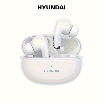 HYUNDAI LP5 Wireless headset with low latency, long battery life, sound isolation, mic for gaming, sports, and music.