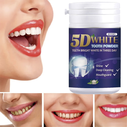 KOXIte 5D Teeth Whitening Tooth Powder - Gentle, deep cleansing toothpaste that freshens breath, perfect for daily use and travel.