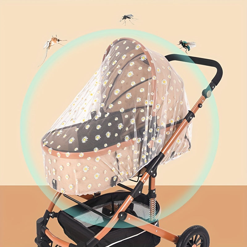 Cute Pattern Stroller Mosquito Net - Protect Your Baby with this Breathable Cover