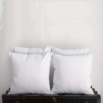 Bedding throw pillow insert in white, 50.8x50.8 cm, for various living spaces.