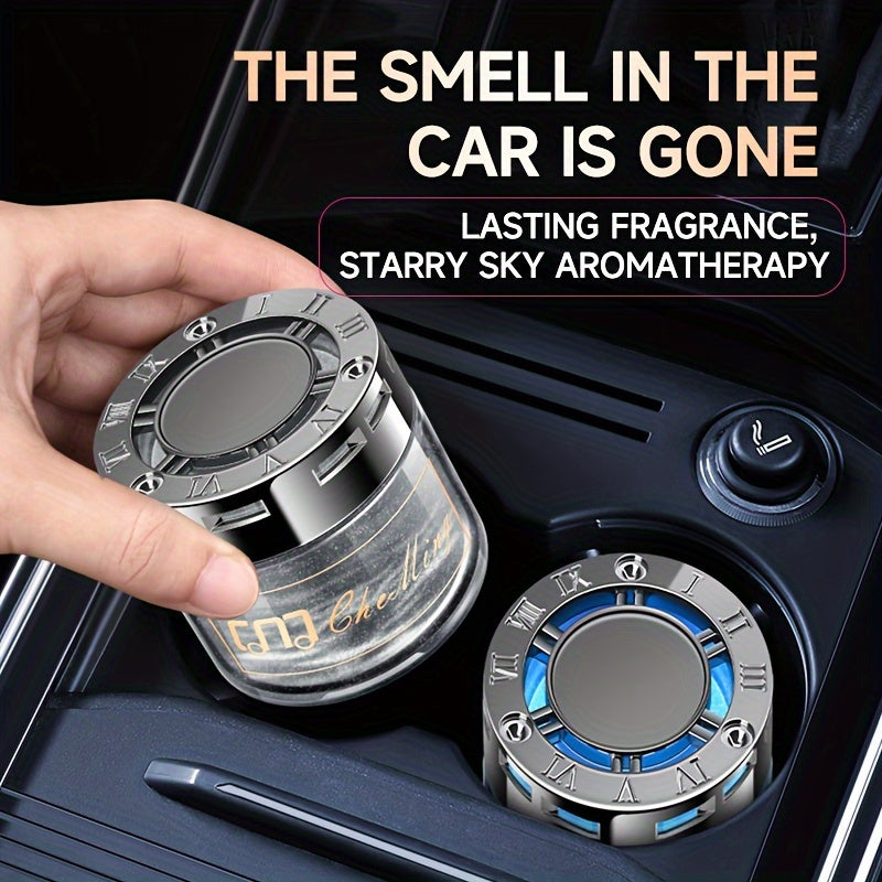 Durable car air freshener: Solid balm and scented tablets for long-lasting odor elimination in your car. Ideal auto interior accessory.