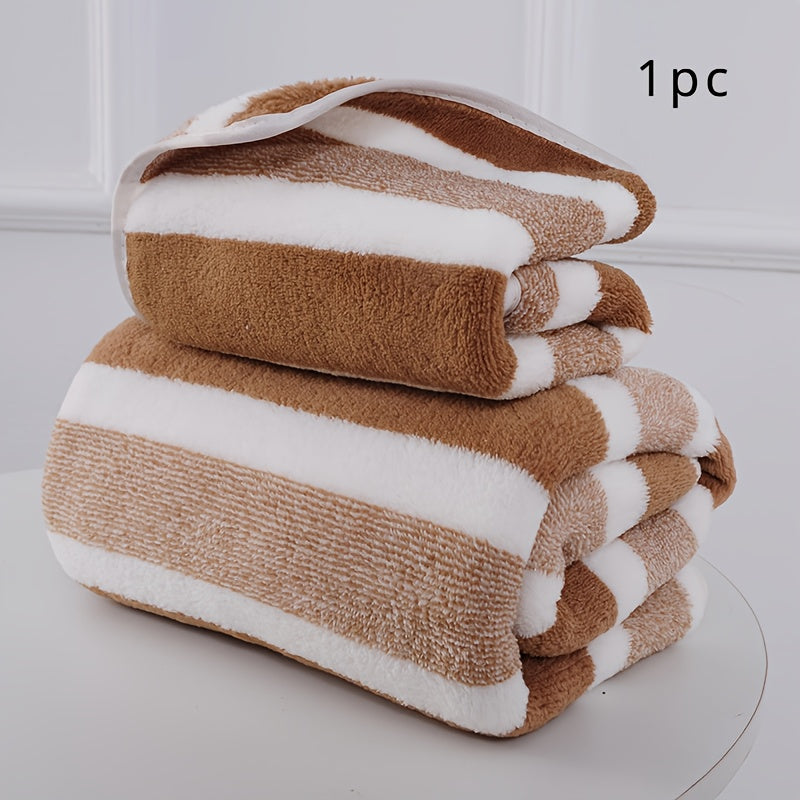 Wholesale Thick Striped Towels for Face Washing, Enhanced Absorbency, Suitable for Home Use across Borders