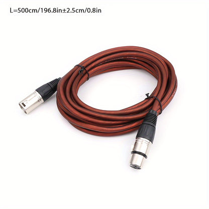 I-Zclive Premium XLR Audio Cable - Male to Female, Zinc Alloy, 3-Pin Balanced Microphone & Speaker Cord for Recording Gear, Preamplifiers, and Radio Stations