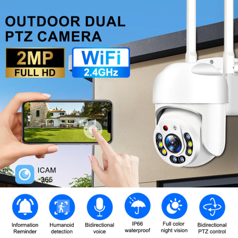 Introducing the THIRYWO 2MP Wireless Security Camera System, featuring 2.4 WiFi connectivity, Full Color Night Vision, Audio CCTV Monitoring, and a 360 IP Camera perfect for home and pet surveillance. Keep an eye on your beloved pets with the Pet Room