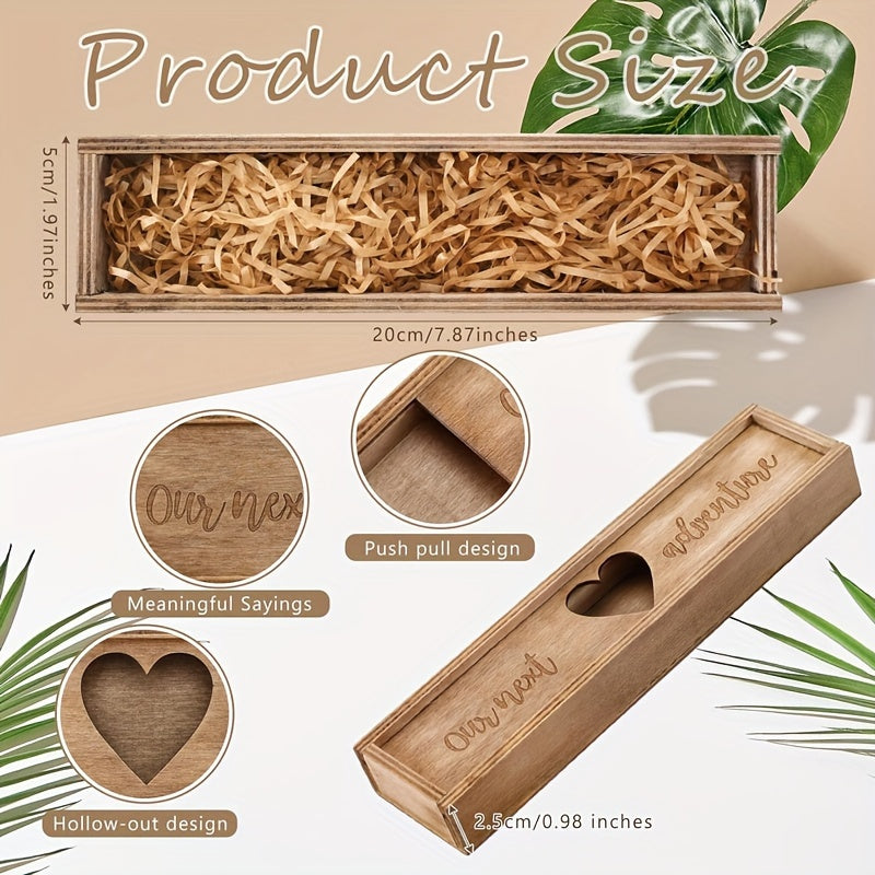 This unique Creative Pregnancy Test Display Wooden Box is perfect for new moms to use as a keepsake jewelry organizer or as a wooden pregnancy test souvenir. It can also be used as room decor or given as a thoughtful shower gift for Halloween or