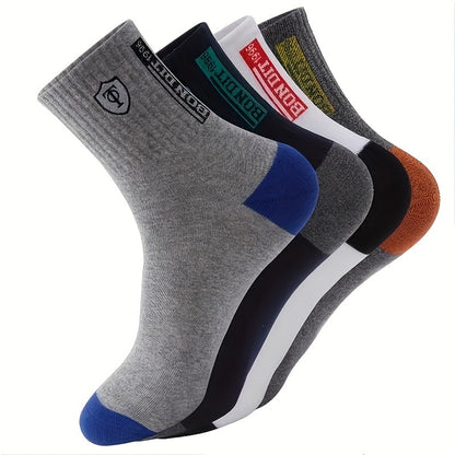 Men's 5-pack Sailor socks, breathable and comfortable for winter and fall. Hand wash only.