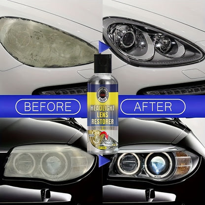 Automotive Headlight Restoration Kit for Oxidation, Yellowing, Scratches & Haziness - Easy Application, Quick Results - Fits All Vehicles - High-Quality Material.