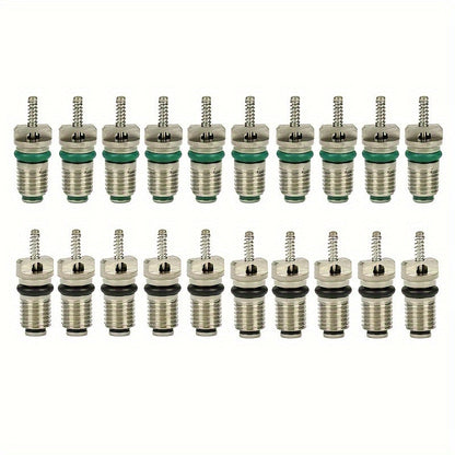 10 pieces of AC R134A valve cores for automotive air conditioning, including automotive accessories.