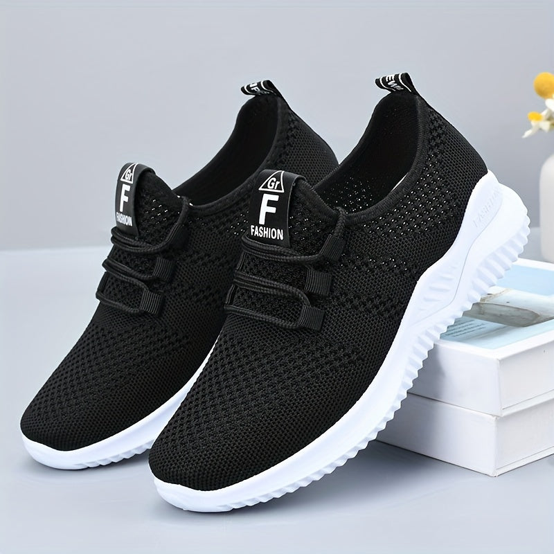 One pair of lightweight, breathable women's sports shoes suitable for vacations.