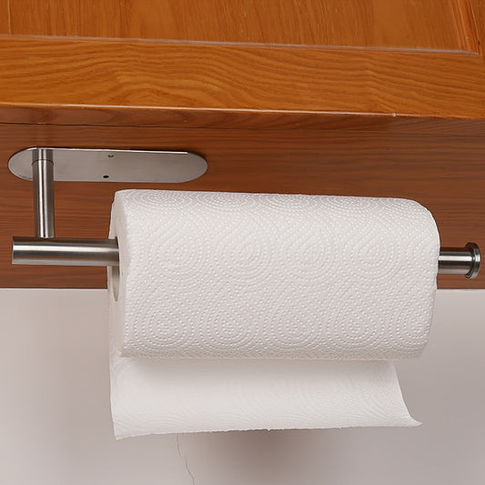 Convenient Self-Adhesive Paper Towel Holder for Kitchen Cabinets and Walls