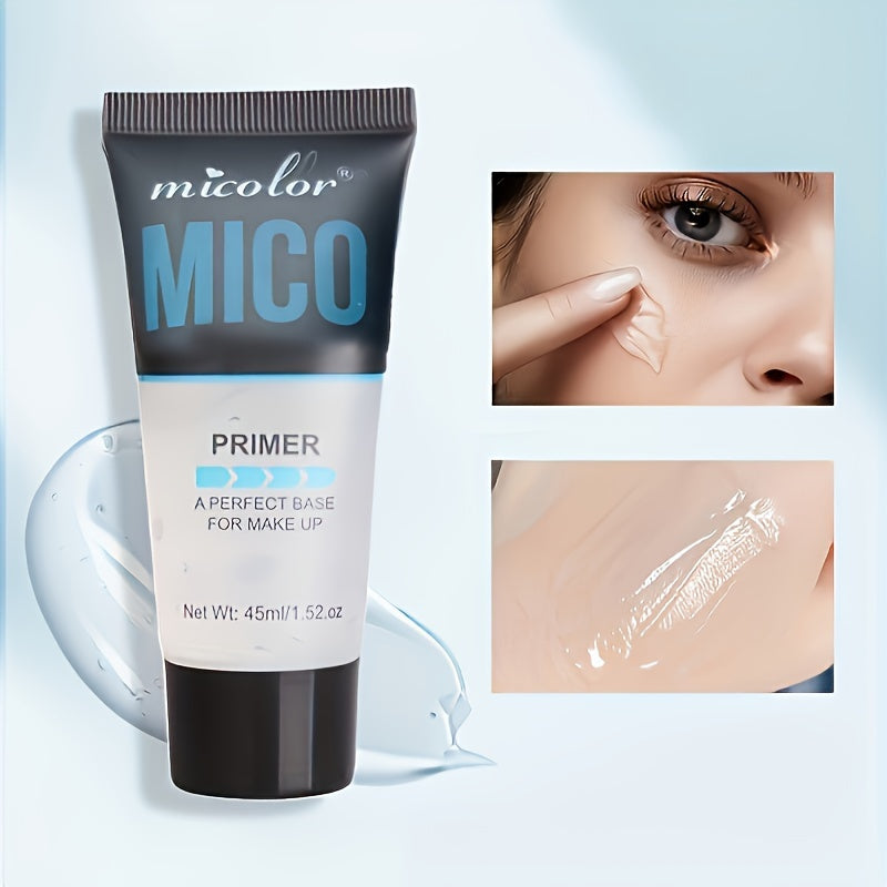 MICOLOR 2pcs Makeup Primer and Setting Spray Duo, Hydrating Formula, Fair Tone, Less than 1 Fl Oz Each